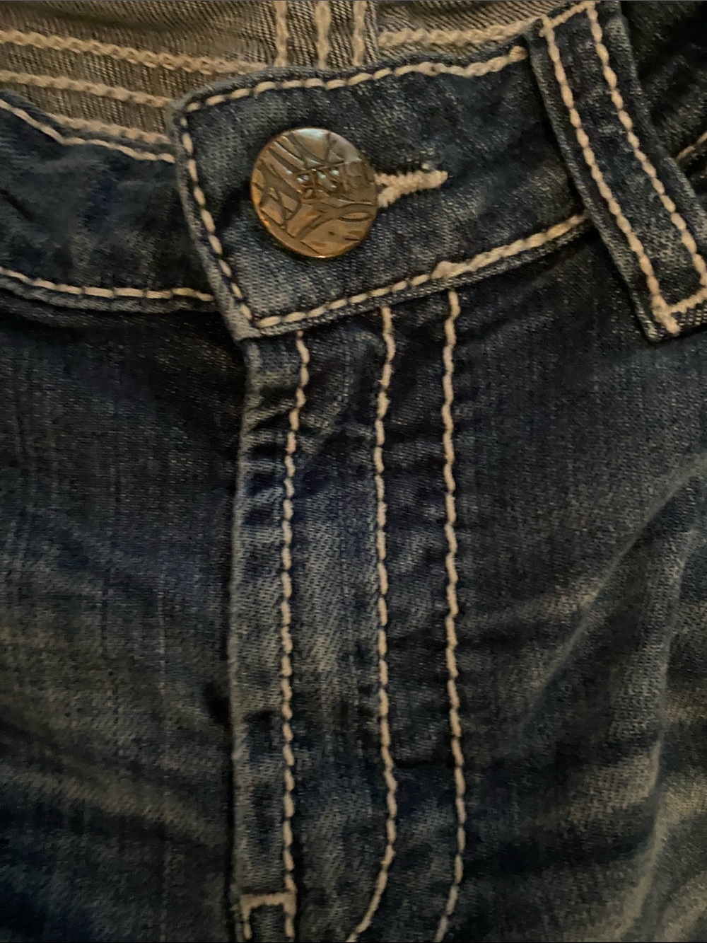 BKE Dark Blue Women's Bootcut Jeans - Picture 3 of 6